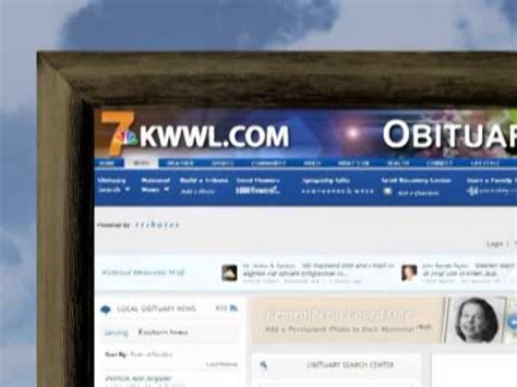 Kwwl obits. Things To Know About Kwwl obits. 